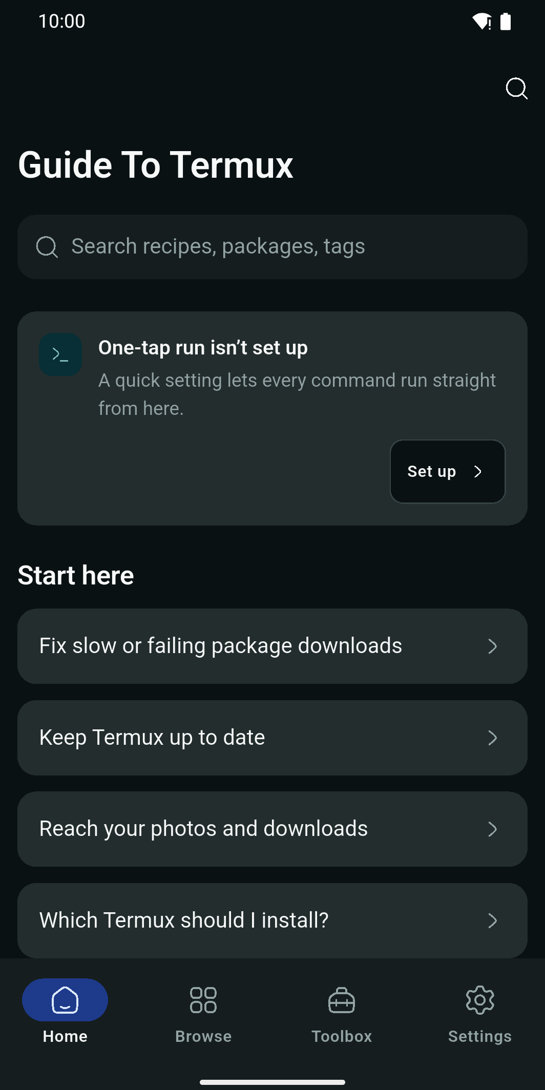 Dark theme